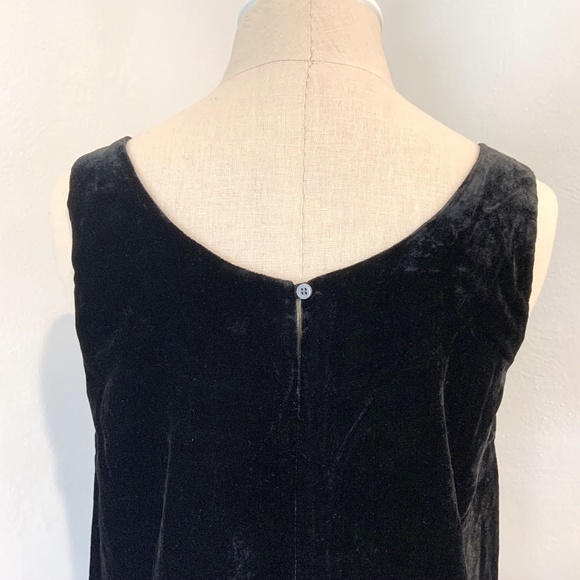 NWT J. Crew Black Vevlet Tank Top Size 2T - Picture 5 of 8